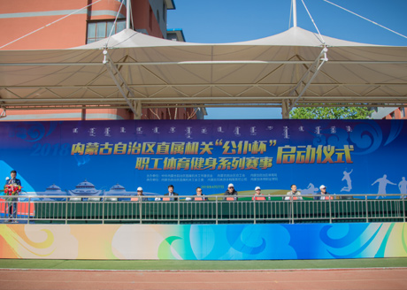 内蒙古自治区直属机关“公仆杯”职工体育系列赛事启动仪式 拔河比赛  健步走活动