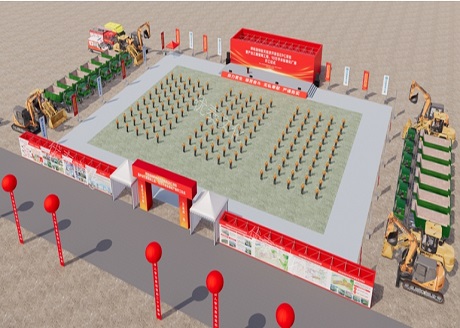 呼和浩特航天经济开发区EPC建设项目暨产业三路管网、10万平方米标准化厂房项目开工仪式